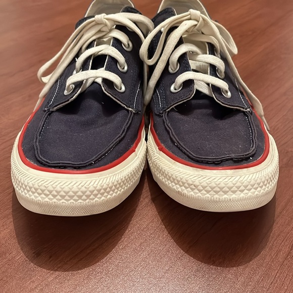 Converse All Star Blue Canvas Boater Style Sneaker, Unisex M 9, W 11 - Picture 3 of 11